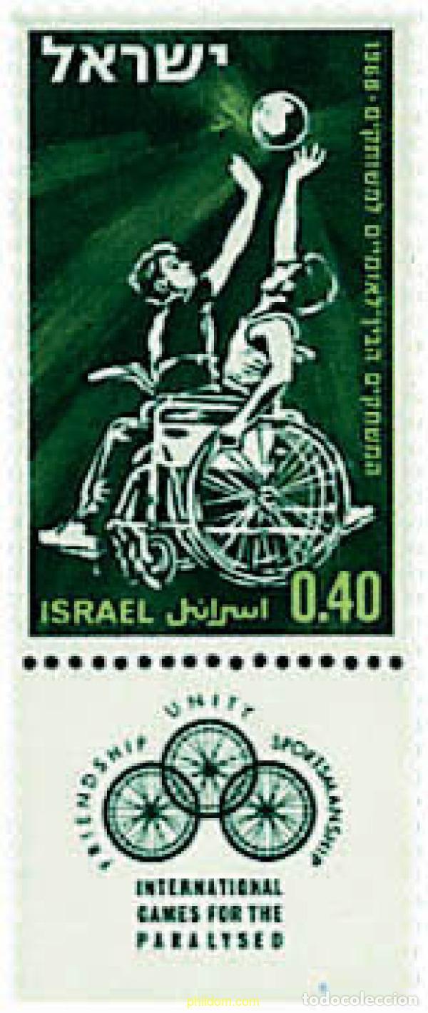Sellos: 327799 MNH ISRAEL 1968 JUEGOS INTERNACIONALES DE DISCAPACITADOS