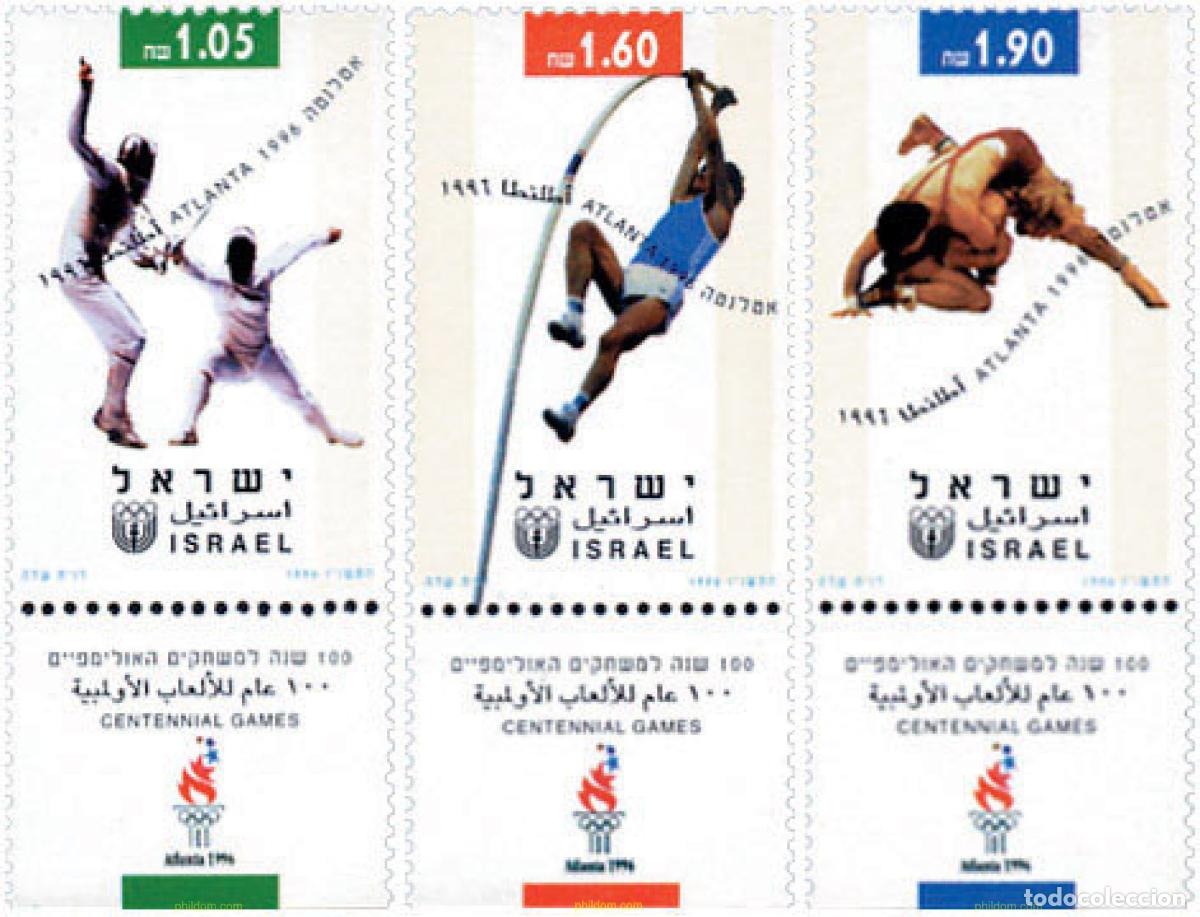 Sellos: 328561 MNH ISRAEL 1996 26 JUEGOS OLIMPICOS VERANO ATLANTA 1996