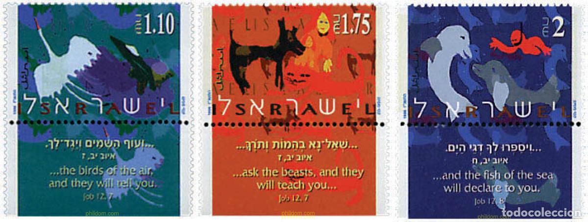 Sellos: 328563 MNH ISRAEL 1996 COEXISTENCIA ENTRE LOS HUMANOS Y LOS ANIMALES
