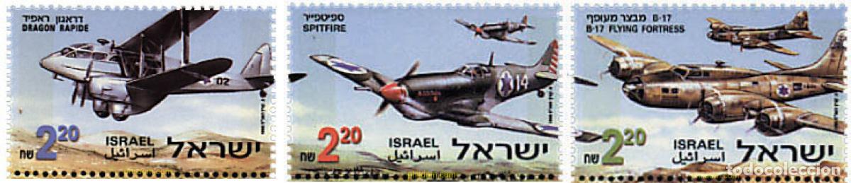Sellos: 42276 MNH ISRAEL 1998 AVIONES DE LA GUERRA DE LA INDEPENDENCIA