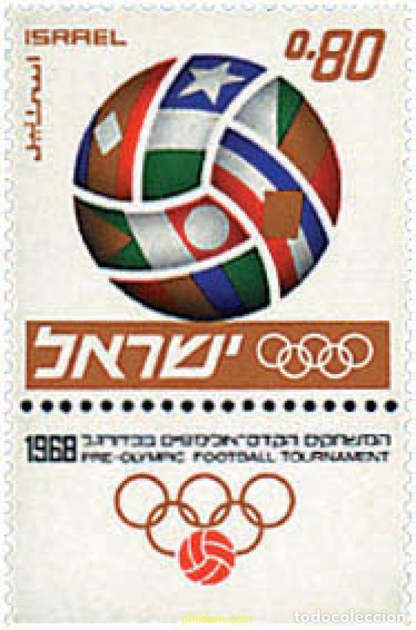 Stamps: 327784 MNH ISRAEL 1968 19 JUEGOS OLIMPICOS VERANO MEXICO 1968