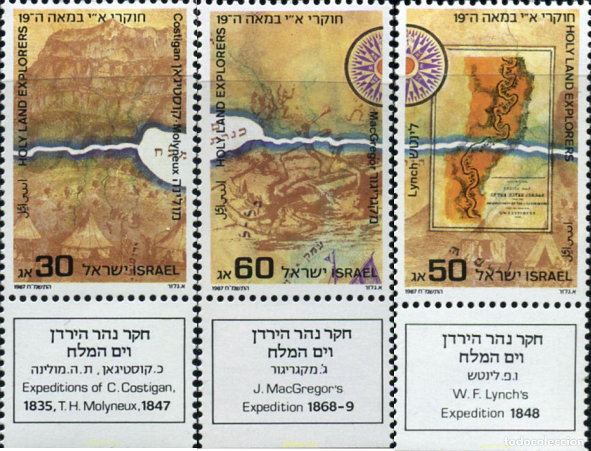 Sellos: 328366 MNH ISRAEL 1987 EXPLORACION DE LA TIERRA SANTA EN EL SIGLO 19