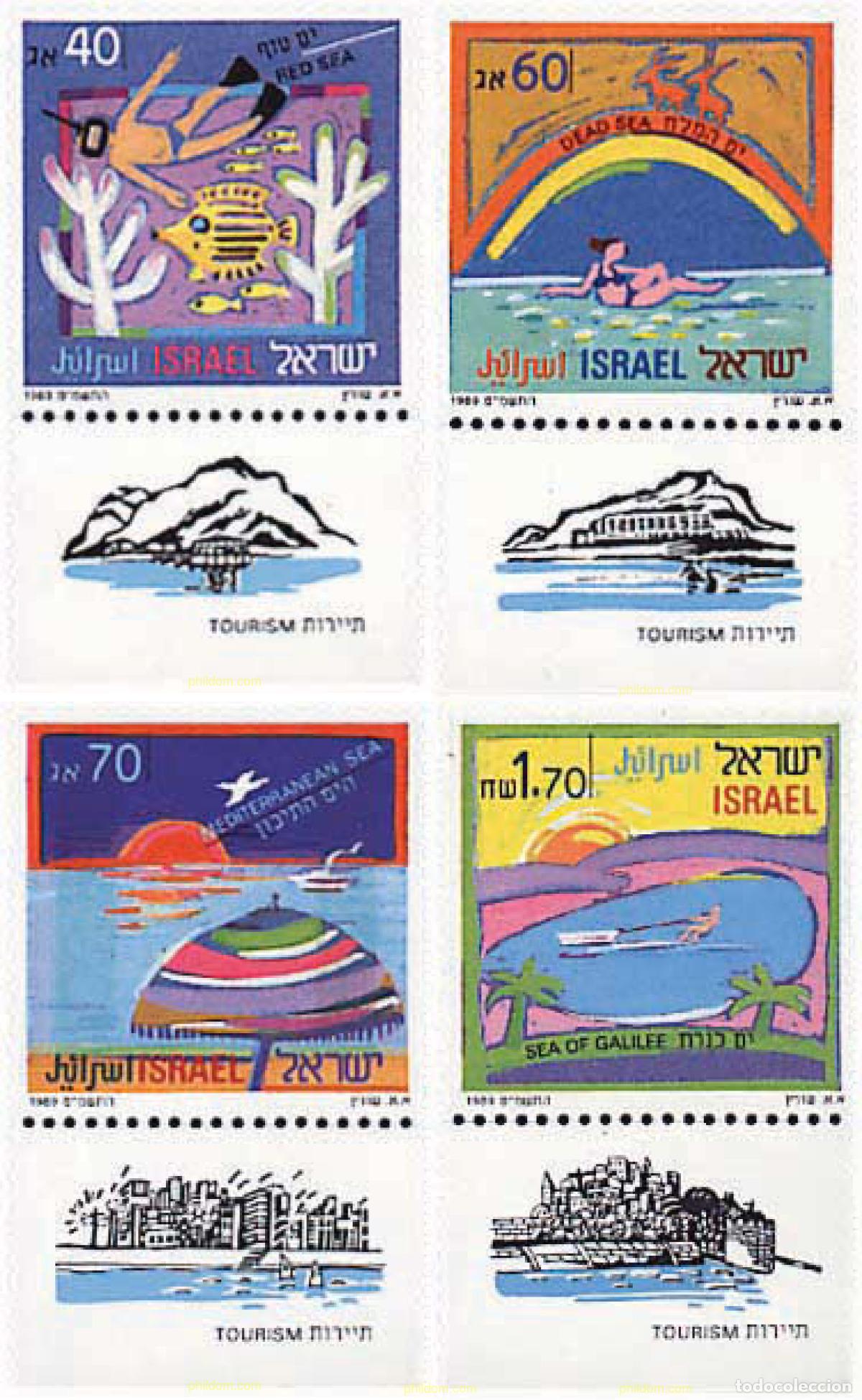 Sellos: 328384 MNH ISRAEL 1989 DEPORTES NAUTICOS
