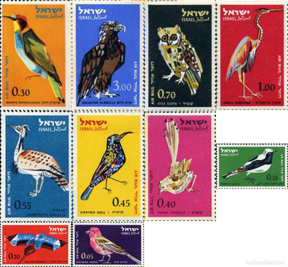Sellos: 36677 MNH ISRAEL 1963 AVES