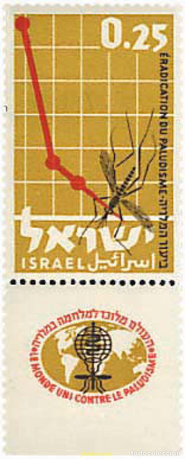 Sellos: 327735 MNH ISRAEL 1962 EXTIRPACION DE LA MALARIA