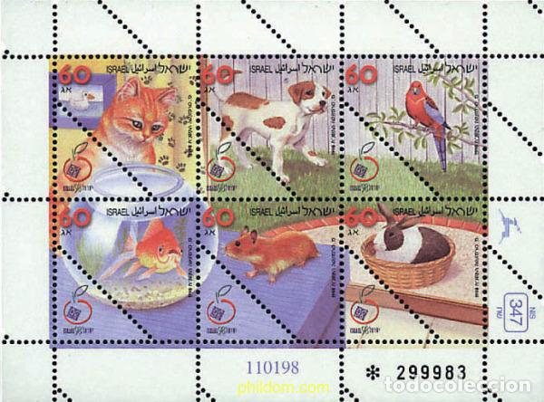 Sellos: 158318 MNH ISRAEL 1998 EXPOSICION ISRAEL 98. ANIMALES DE COMPA&Ntilde;IA