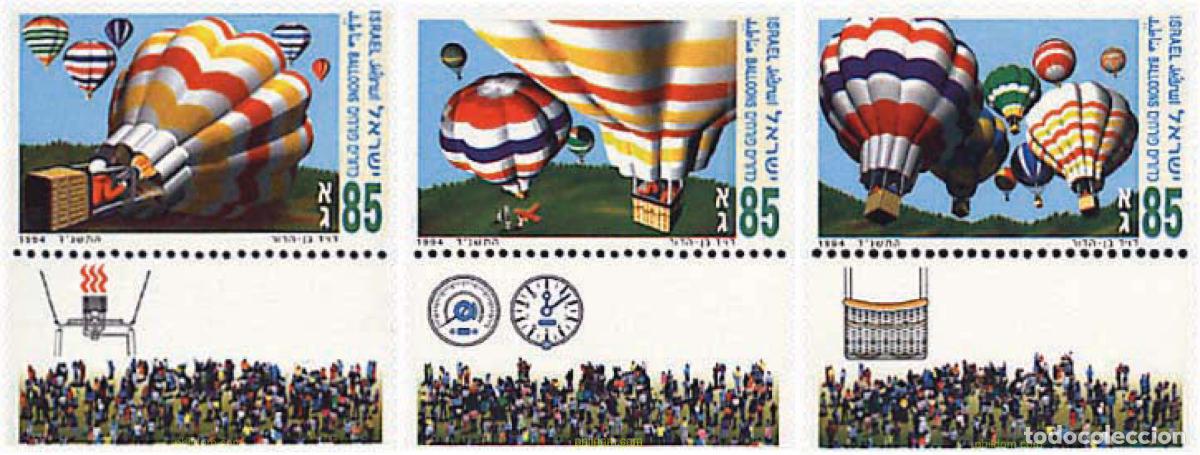Timbres: 328535 MNH ISRAEL 1994 COMPETICION INTERNACIONAL DE GLOBOS