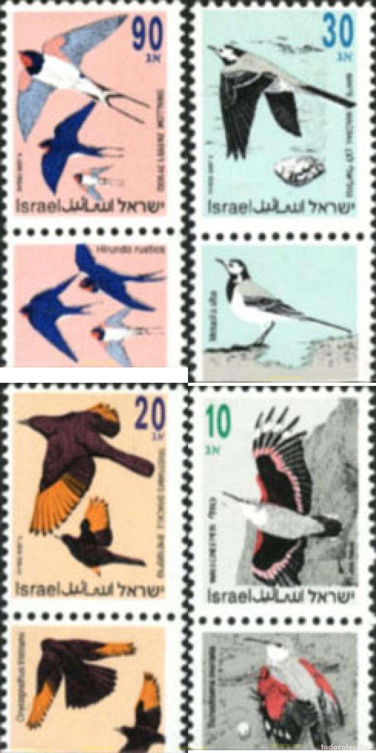 Sellos: 328477 MNH ISRAEL 1992 AVES