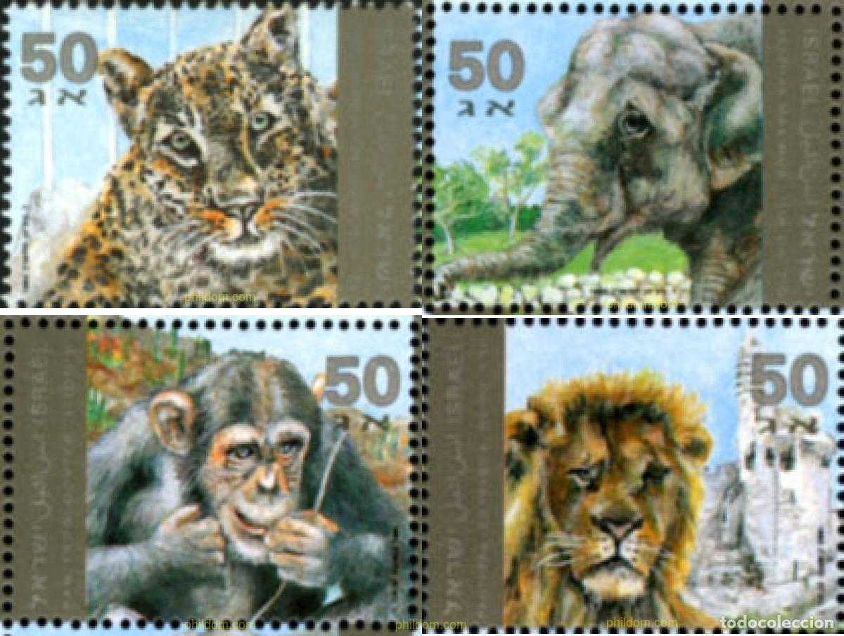 Sellos: 54175 MNH ISRAEL 1992 MAMIFEROS DEL ZOO