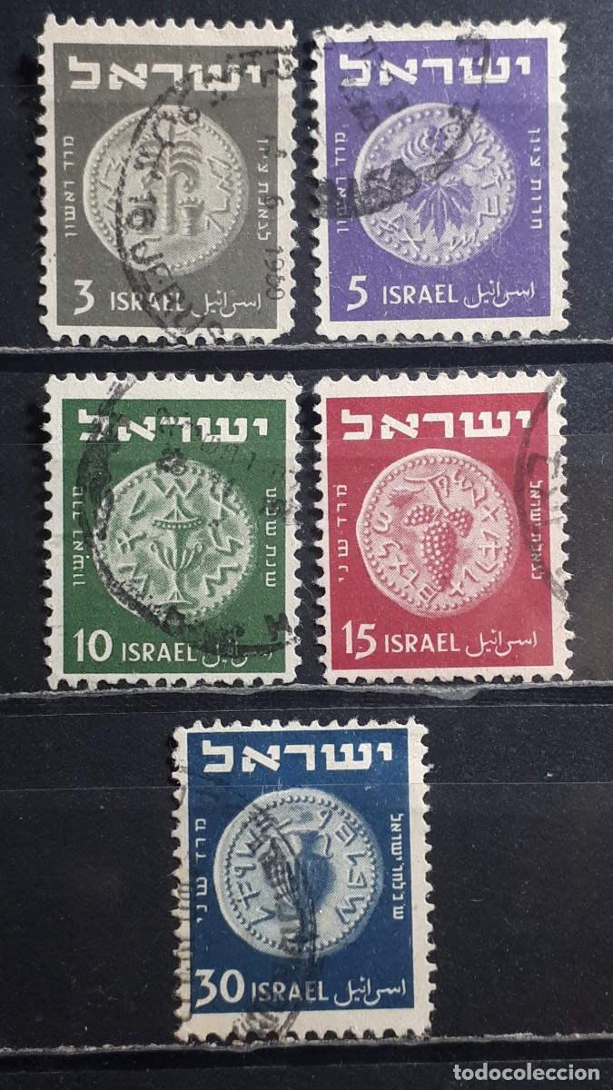 Francobolli: ISRAEL. A&Ntilde;O 1949 &deg;. YVERT 21/5