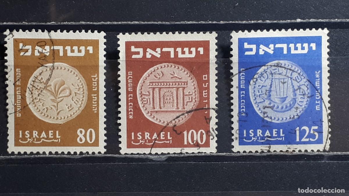 Francobolli: ISRAEL. A&Ntilde;O 1954 &deg;. YVERT 72, 74/5