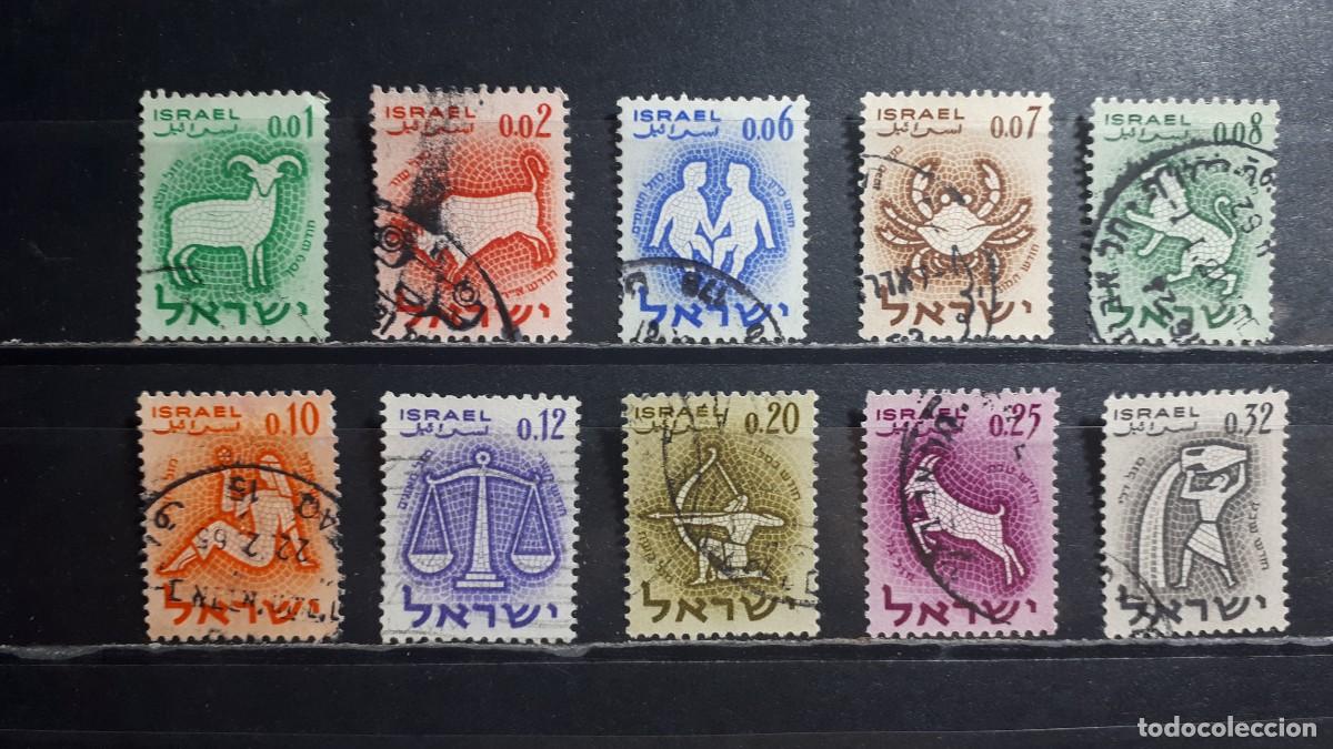 Sellos: ISRAEL. A&Ntilde;O 1961. &deg;. YVERT 186/82, 194/5, 196