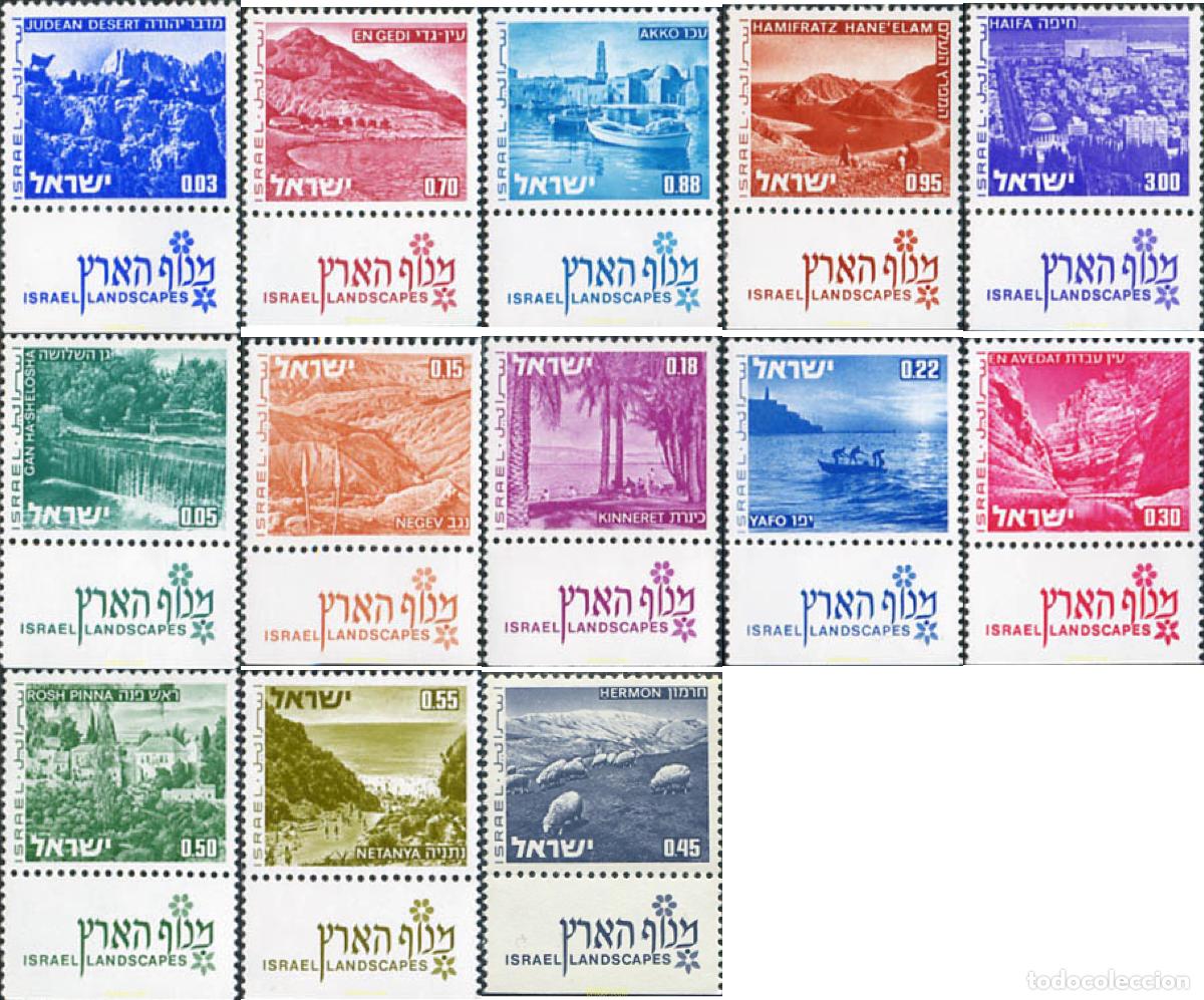 Timbres: 327841 MNH ISRAEL 1971 PAISAJES DE ISRAEL