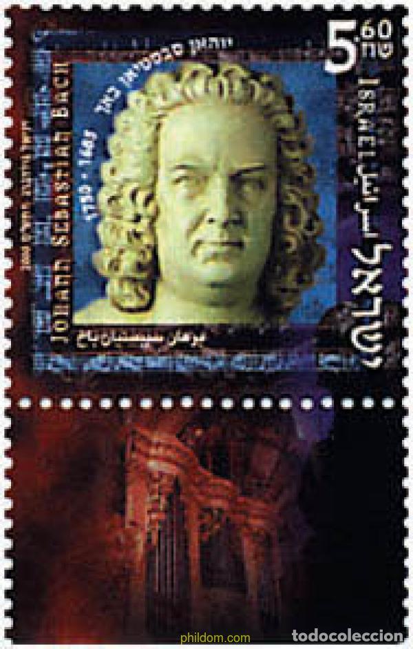 Francobolli: 328651 MNH ISRAEL 2000 250 ANIVERSARIO DE JUAN SEBASTIAN BACH