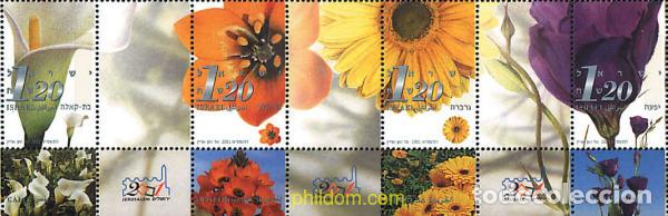 Sellos: 4518 MNH ISRAEL 2001 FLORES