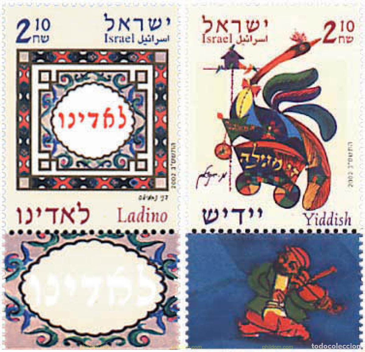 Sellos: 328688 MNH ISRAEL 2002 IDIOMAS DE ISRAEL