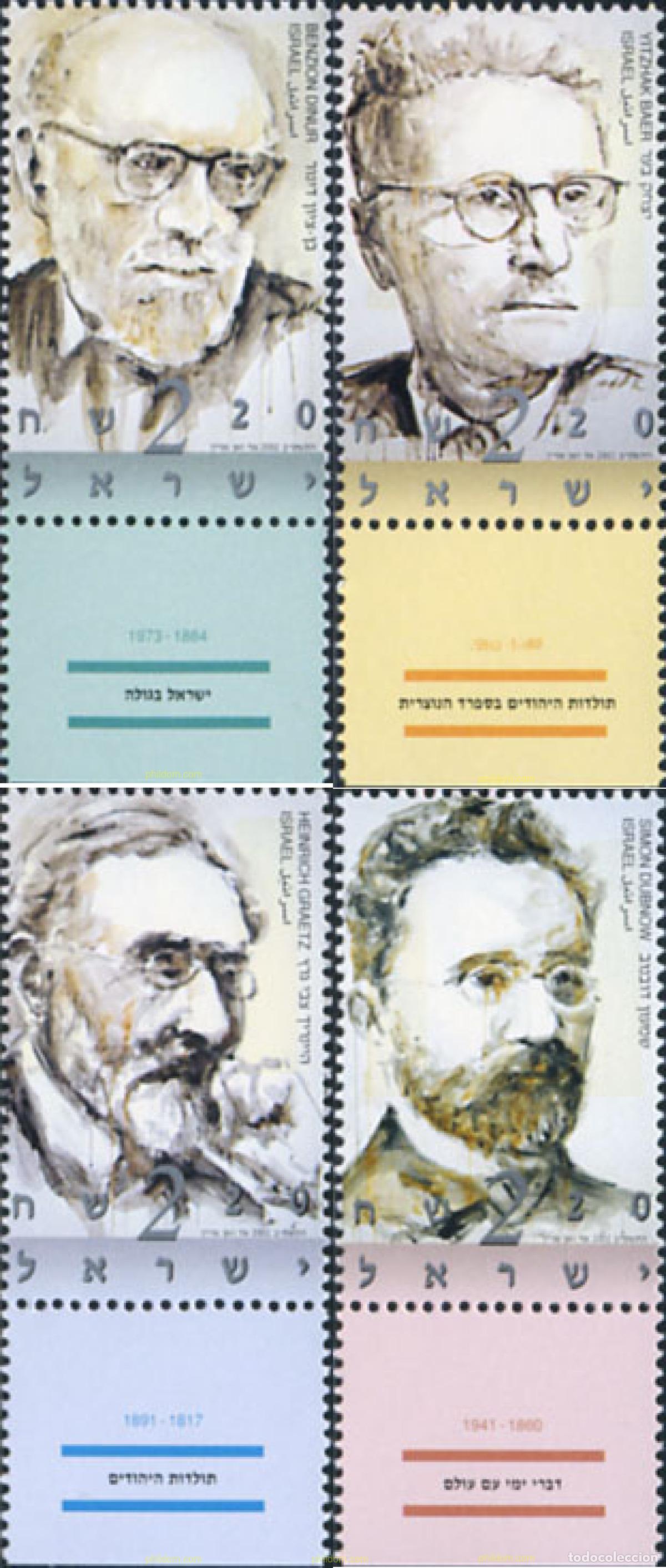 Sellos: 328691 MNH ISRAEL 2002 HISTORIADORES