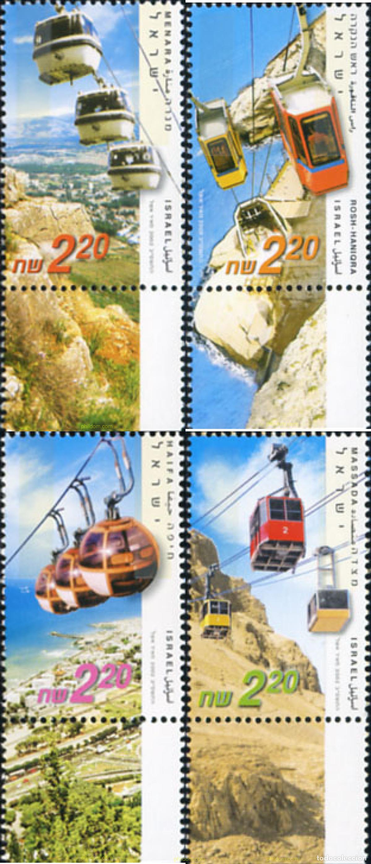 Sellos: 328695 MNH ISRAEL 2002 TELEFERICOS