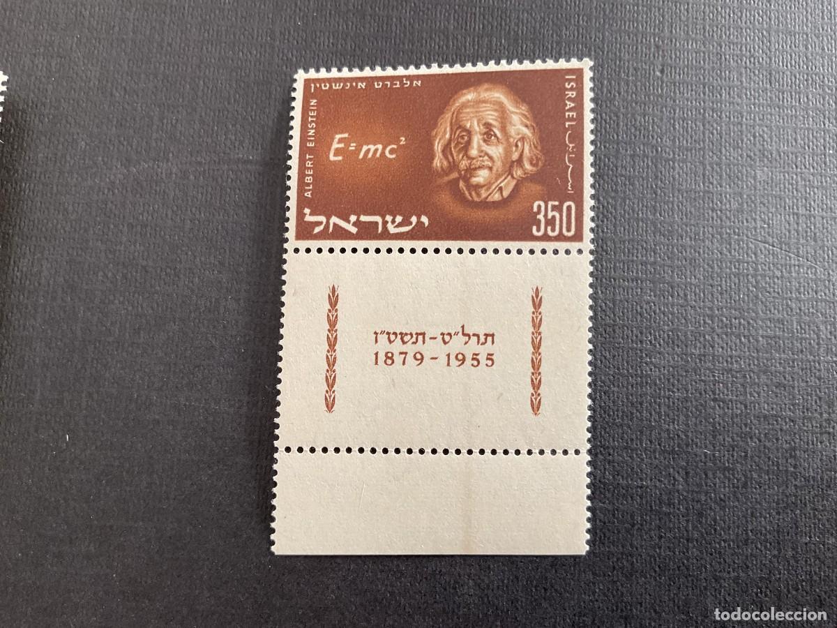 Sellos: ISRAEL N&ordm; YVERT 110*** A&Ntilde;O 1956. A LA MEMORIA DE ALBERT EINSTEIN