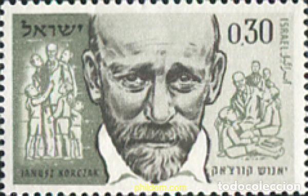 Sellos: 128850 MNH ISRAEL 1962 20 ANIVERSARIO DE LA MUERTE DE JANUSZ KORCZAK