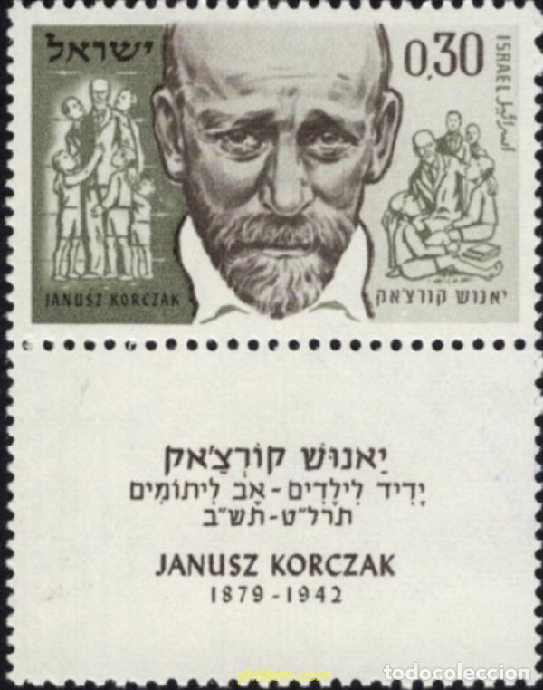 Sellos: 327741 MNH ISRAEL 1962 20 ANIVERSARIO DE LA MUERTE DE JANUSZ KORCZAK