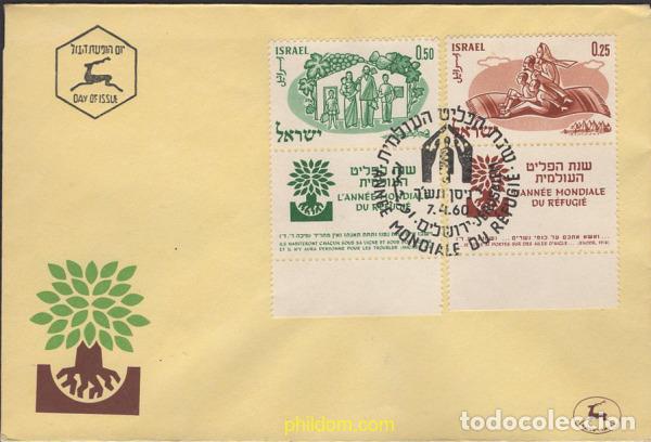 Sellos: 441598 MNH ISRAEL 1960 A&Ntilde;O MUNDIAL DEL REFUGIADO