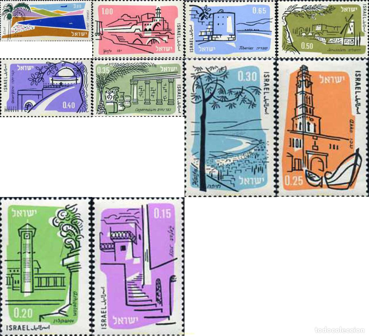 Sellos: 128821 MNH ISRAEL 1960 VISTAS DIVERSAS