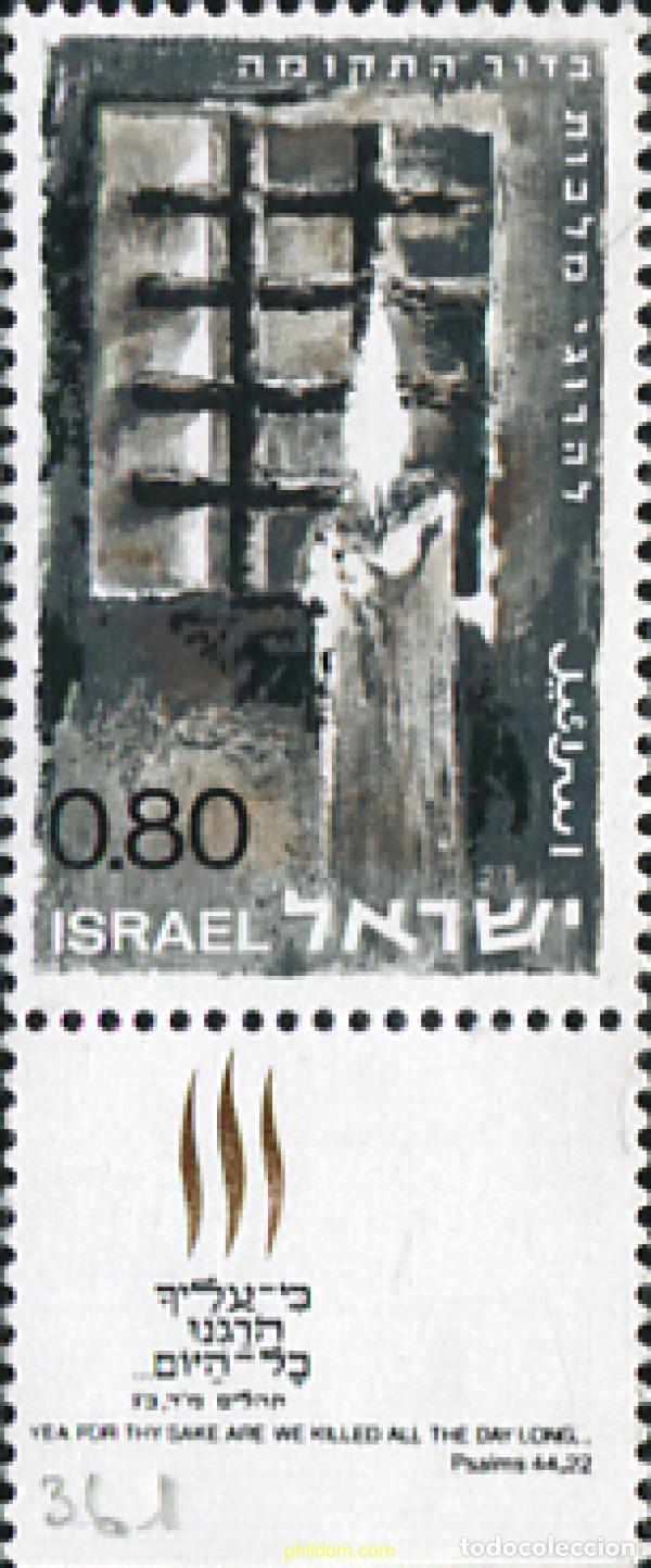 Sellos: 327790 MNH ISRAEL 1968 HOMENAJE A LOS COMBATIENTES MUERTOS POR LA LIBERTAD