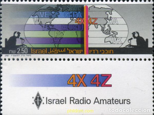 Sellos: 328359 MNH ISRAEL 1987 ASOCIACION ISRAELI DE RADIOAFICIONADOS