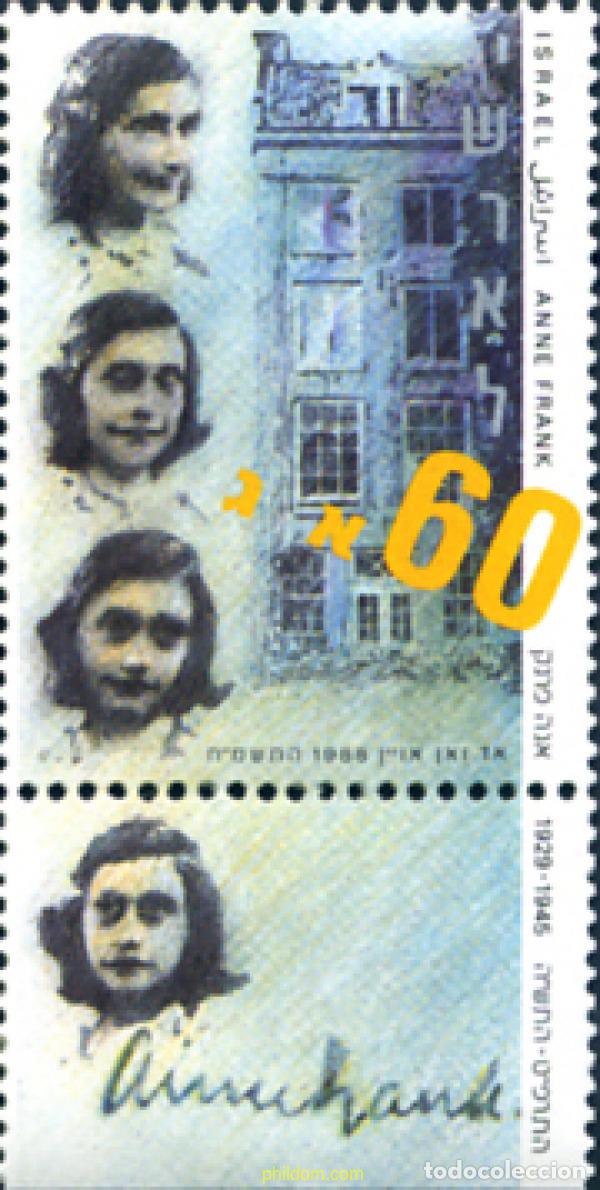 Sellos: 129624 MNH ISRAEL 1988 HOMENAJE A ANNE FRANK