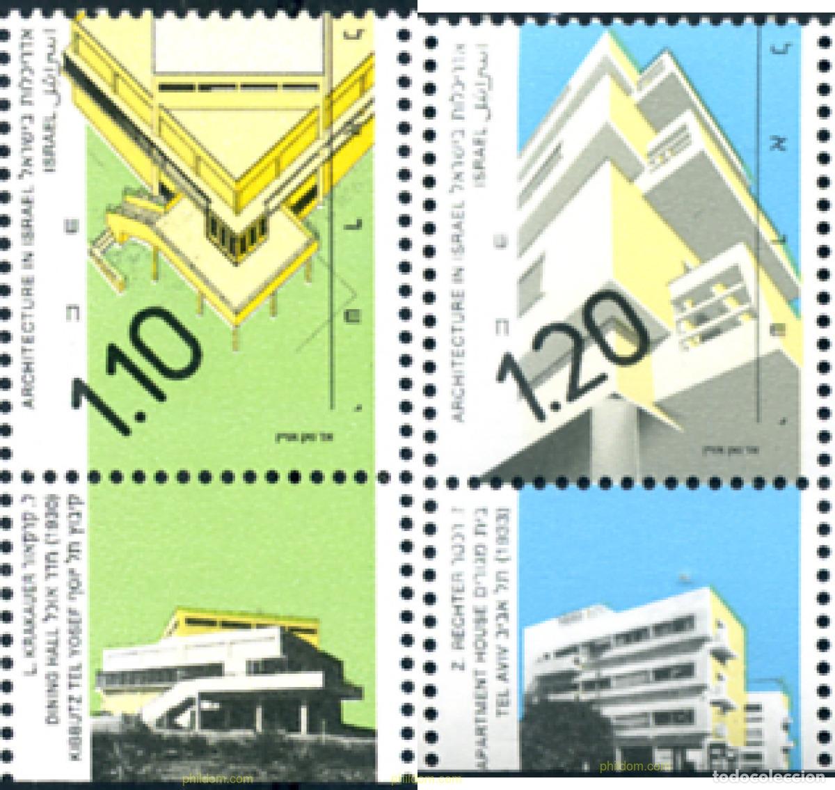 Sellos: 328414 MNH ISRAEL 1990 ARQUITECTURA EN ISRAEL