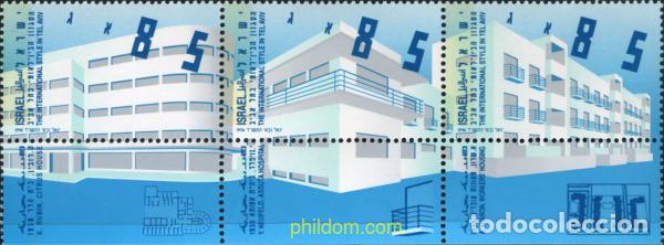 Sellos: 129808 MNH ISRAEL 1994 ESTILO INTERNACIONAL DE LA ARQUITECTURA DE TEL-AVIV