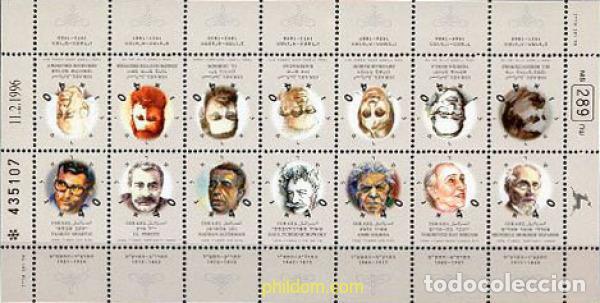 Sellos: 216713 MNH ISRAEL 1996 ESCRITORES HEBREOS CONTEMPORANEOS