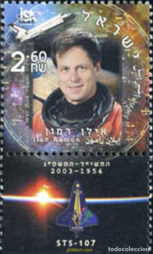 Sellos: 328731 MNH ISRAEL 2004 ANIVERSARIO DE LA MUERTE DE ILAN RAMON