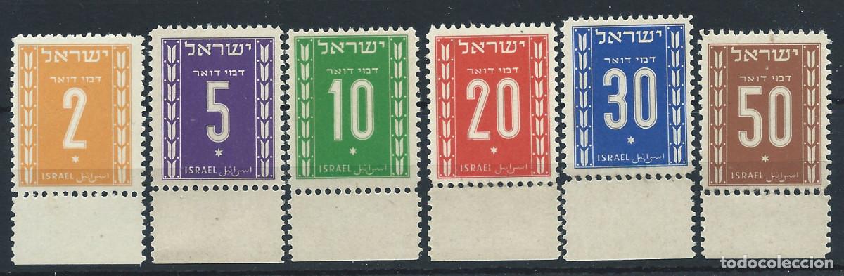 Sellos: Isra&euml;l Taxe N&deg;6/11** (MNH) 1949 - Chiffres