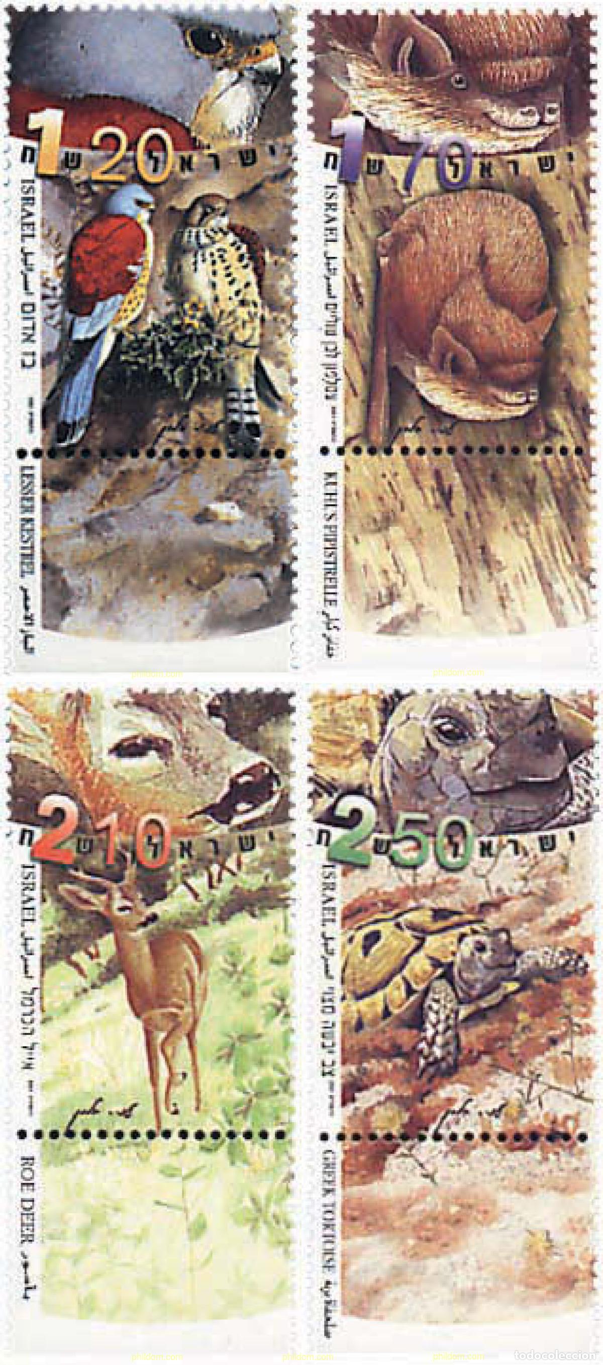 Sellos: 328671 MNH ISRAEL 2001 FAUNA