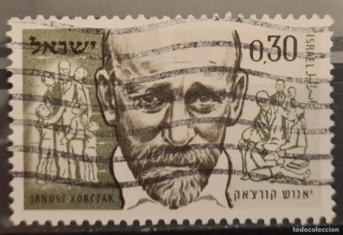Sellos: Sello usado de Israel 1962: XX aniversario de la muerte del pedagogo polaco Janusz Korczak