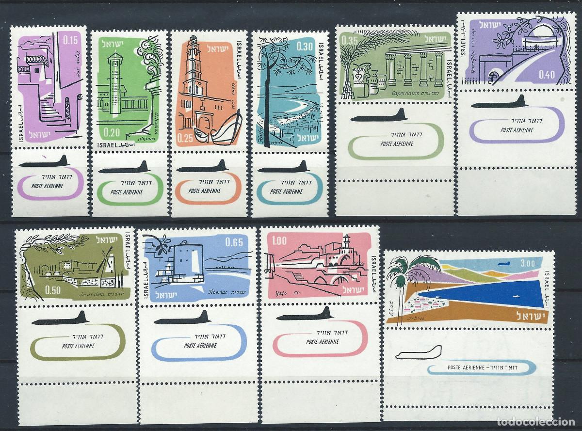 Sellos: Isra&euml;l PA N&deg;18/27** (MNH) 1960/62 - Vues diverses