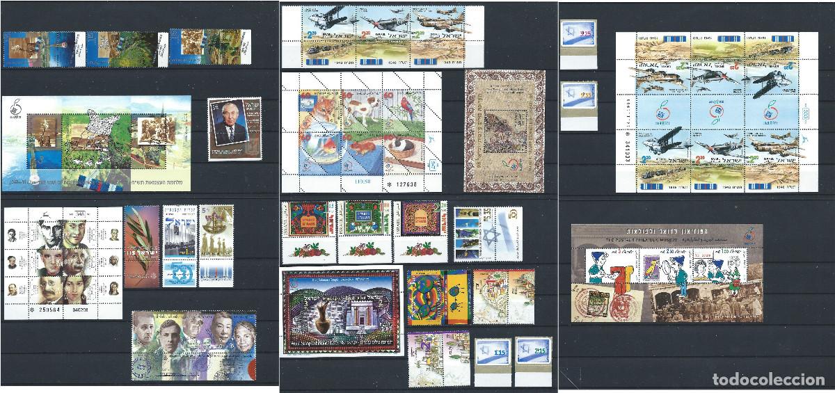 Sellos: Isra&euml;l Lot Ann&eacute;e 1998 Neuf** (MNH) Presque compl&egrave;te - Sujet divers