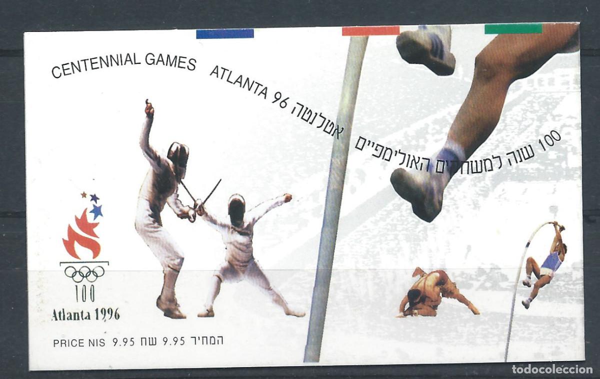 Sellos: Isra&euml;l Carnet N&deg;C1332** (MNH) 1996 - J.O d'Atlanta