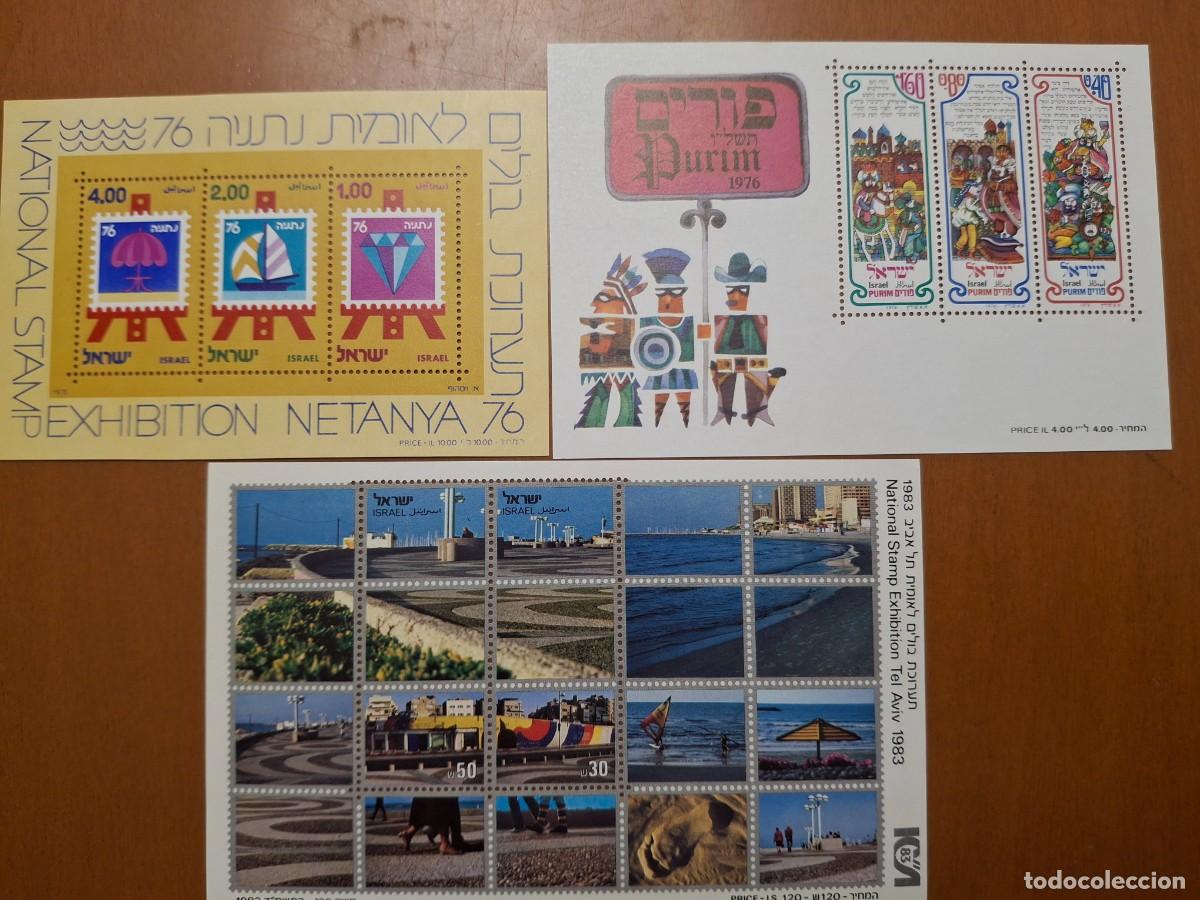Timbres: HB124 HOJITAS BLOQUE de ISRAEL en NUEVO ideal para tematicas (leer descripcion)