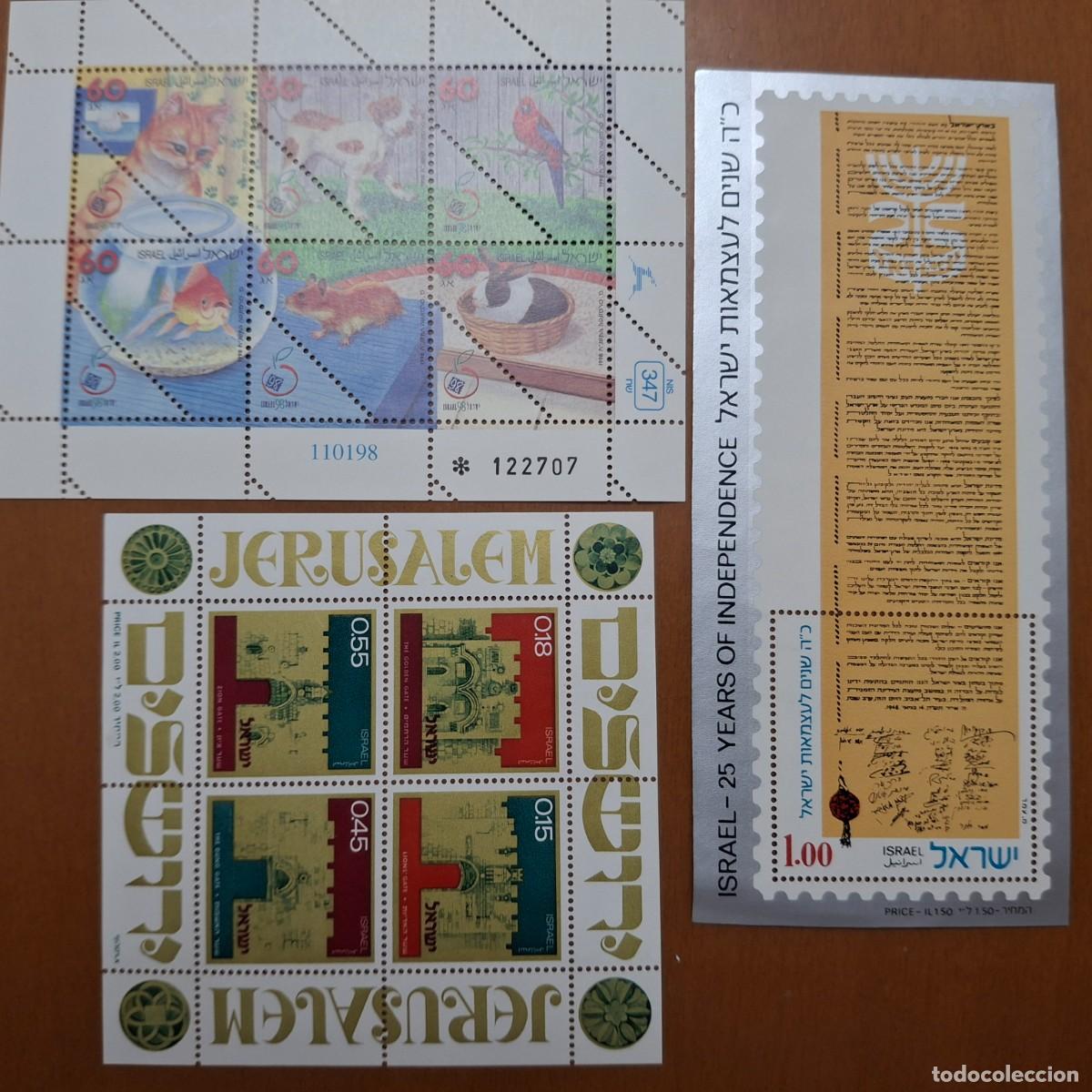 Briefmarken: HB130 HOJITAS BLOQUE de ISRAEL en NUEVO ideal para tematicas (leer descripcion)