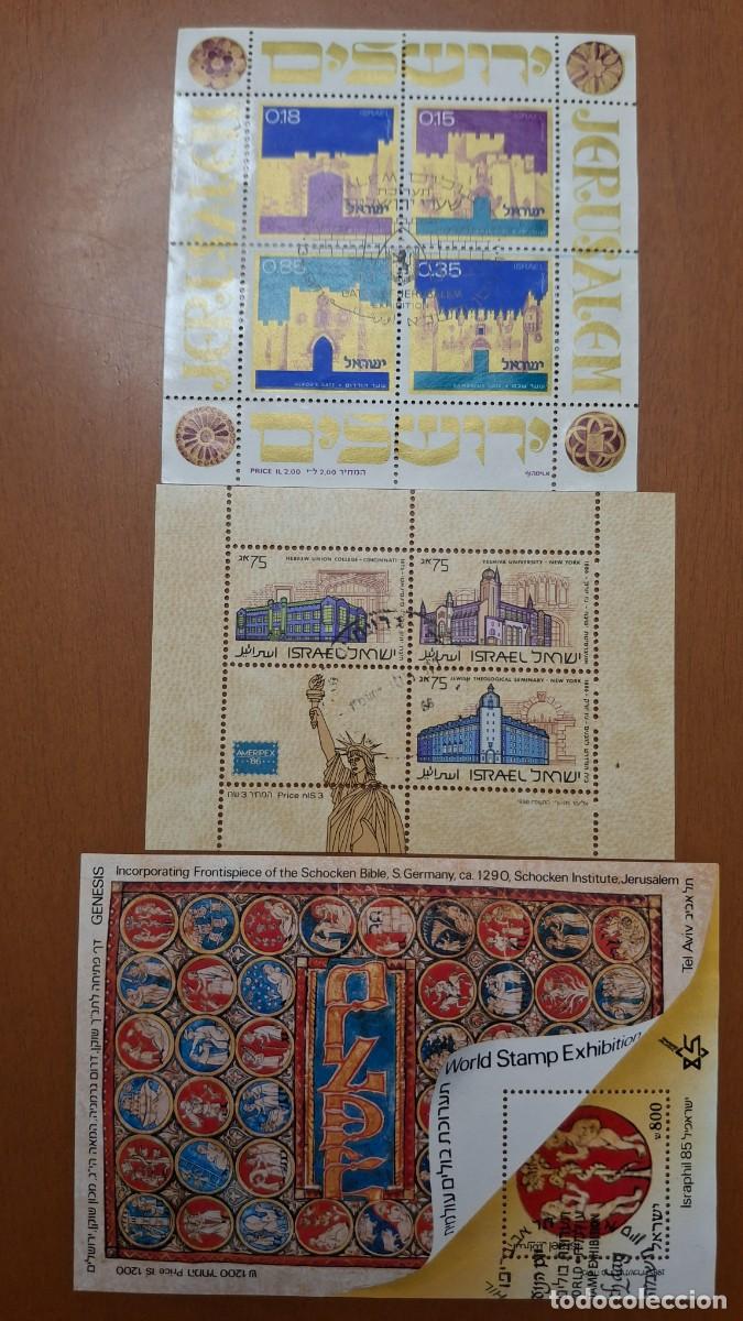 Briefmarken: HB137 HOJITAS BLOQUE de ISRAEL en usado ideal para tematicas (leer descripcion)