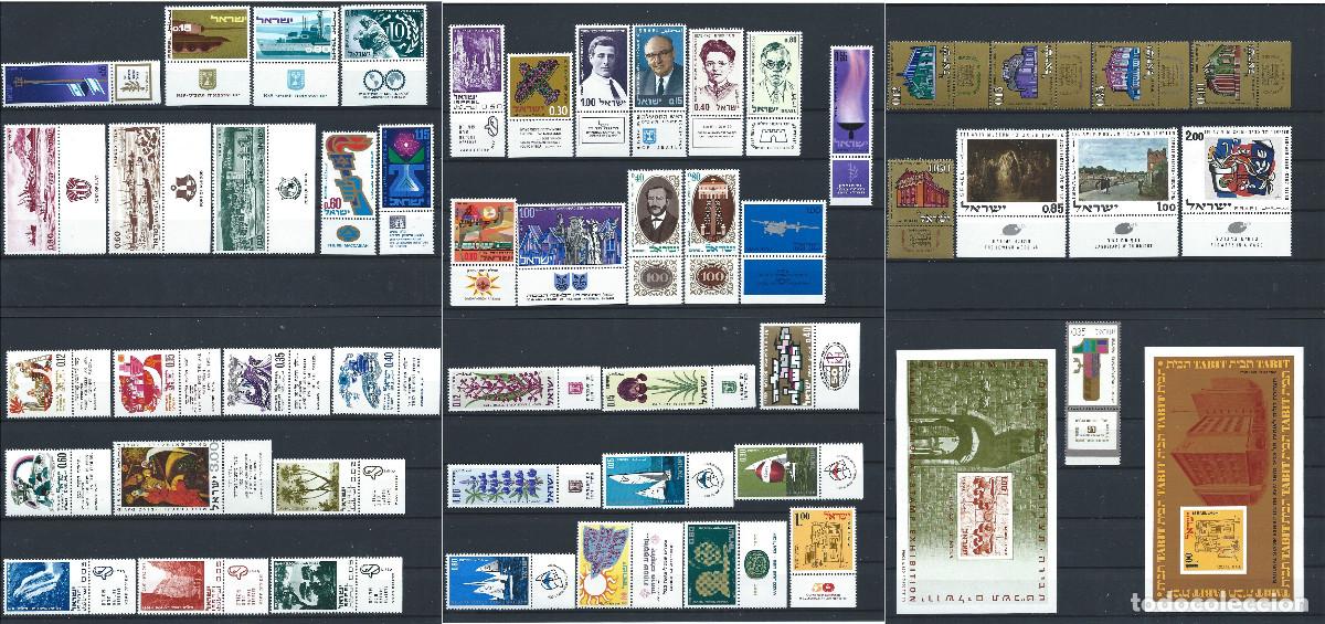 Selos: Isra&euml;l Lot 50 Tp + 2 Blocs Neuf** (MNH) En 1968 et 70 - Sujet divers