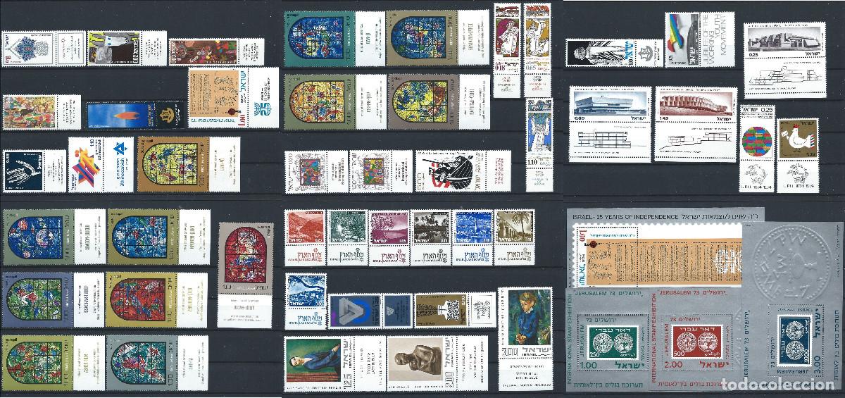 Selos: Isra&euml;l Lot 45 Tp + 4 Blocs Neuf** (MNH) En 1973 et 74 - Sujet divers