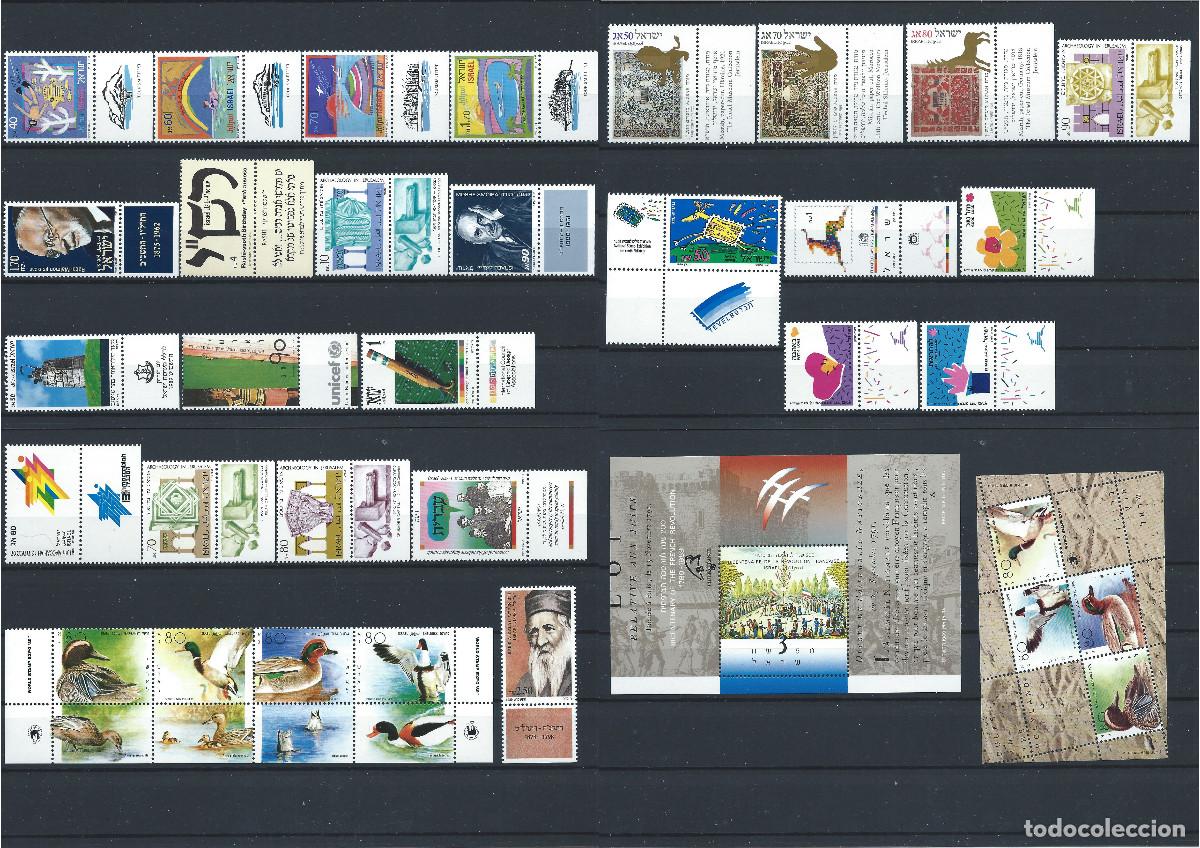 Timbres: Isra&euml;l Lot Ann&eacute;e 1989 Neuf** (MNH) compl&egrave;te - Sujet divers