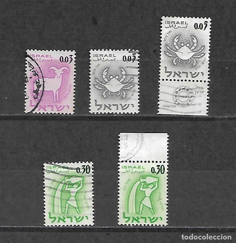 Sellos: Signos del zodiaco de Israel . Sellos a&ntilde;o 1962