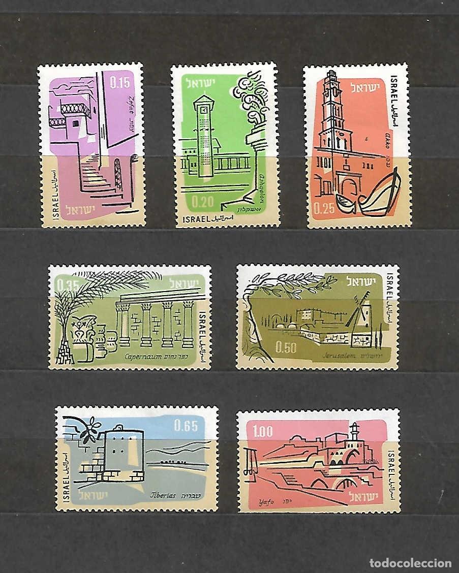 Sellos: Paisajes de Israel (siluetas). Sellos a&ntilde;os 1960/2