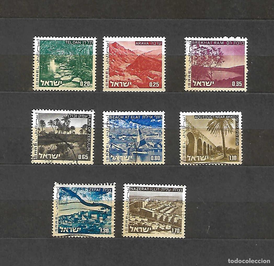 Sellos: Paisajes de Israel . Sellos a&ntilde;os 1973/75