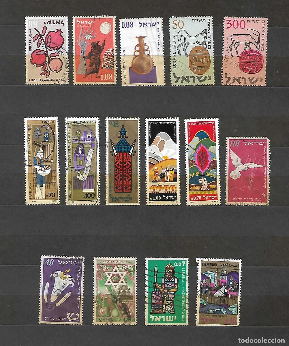 Sellos: A&Ntilde;O NUEVO, lote de 15 sellos varios .Israel .